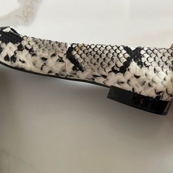 Calvin Klein Emerin Snake Print Flat - Picture 11 of 11